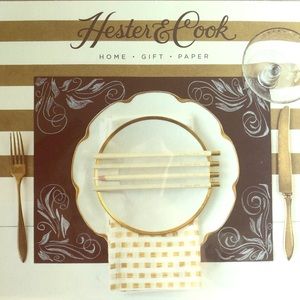 Hester & Cook Chalkboard Placemats w/ Pencils